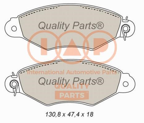 IAP 704-13162X Brake Pad Set, disc brake 70413162X