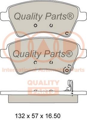 IAP 704-16100 Brake Pad Set, disc brake 70416100