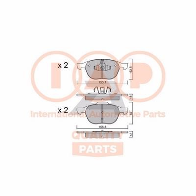 IAP 704-11027P Brake Pad Set, disc brake 70411027P