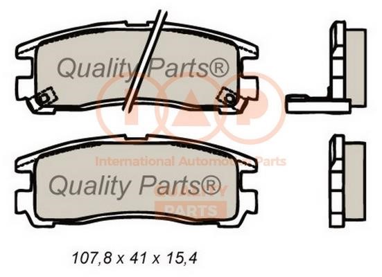 IAP 704-12053 Brake Pad Set, disc brake 70412053