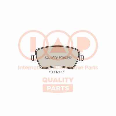 IAP 704-16066P Brake Pad Set, disc brake 70416066P