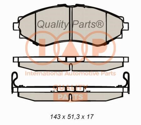 IAP 704-20070 Brake Pad Set, disc brake 70420070