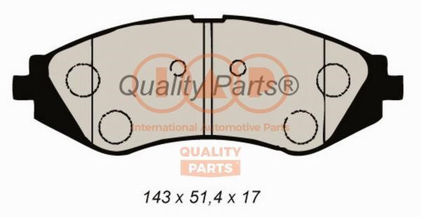 IAP 704-20040X Brake Pad Set, disc brake 70420040X