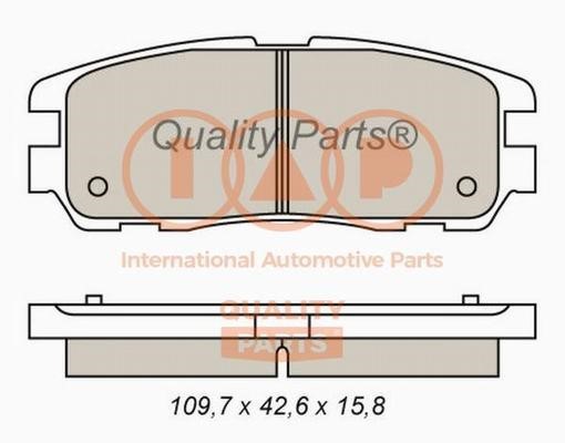 IAP 704-24011X Brake Pad Set, disc brake 70424011X