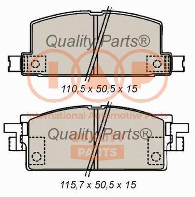 IAP 704-09010 Brake Pad Set, disc brake 70409010
