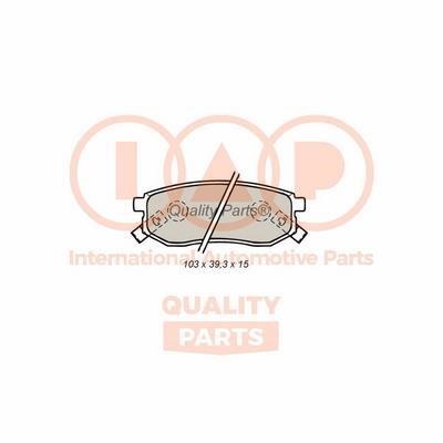 IAP 704-21045X Brake Pad Set, disc brake 70421045X