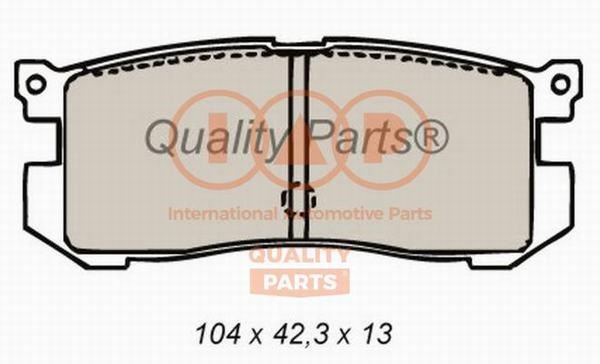IAP 704-11053 Brake Pad Set, disc brake 70411053