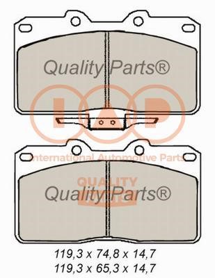 IAP 704-12076 Brake Pad Set, disc brake 70412076