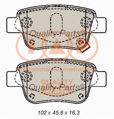 IAP 704-17183X Brake Pad Set, disc brake 70417183X