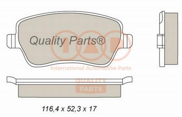 IAP 704-13093 Brake Pad Set, disc brake 70413093