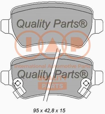IAP 704-21121X Brake Pad Set, disc brake 70421121X