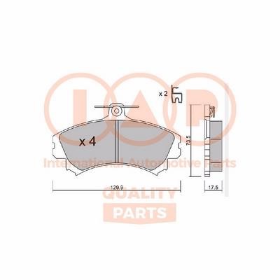 IAP 704-12065P Brake Pad Set, disc brake 70412065P
