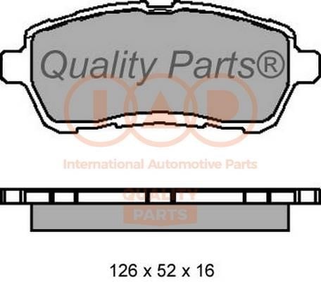 IAP 704-03100 Brake Pad Set, disc brake 70403100