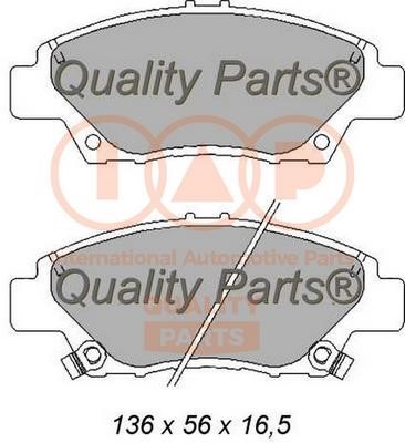 IAP 704-06082 Brake Pad Set, disc brake 70406082