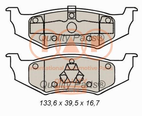 IAP 704-02071 Brake Pad Set, disc brake 70402071