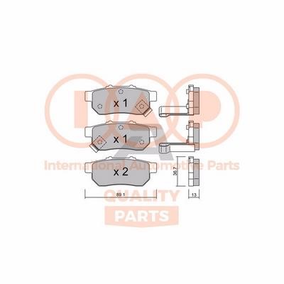 IAP 704-06016P Brake Pad Set, disc brake 70406016P