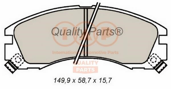 IAP 704-12021 Brake Pad Set, disc brake 70412021