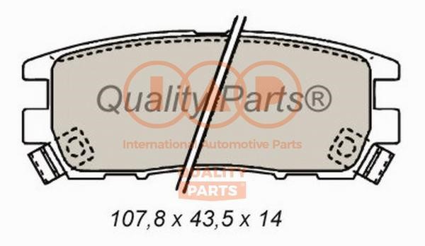IAP 704-12022X Brake Pad Set, disc brake 70412022X
