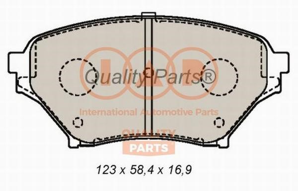 IAP 704-11034 Brake Pad Set, disc brake 70411034