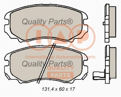 IAP 704-07072X Brake Pad Set, disc brake 70407072X