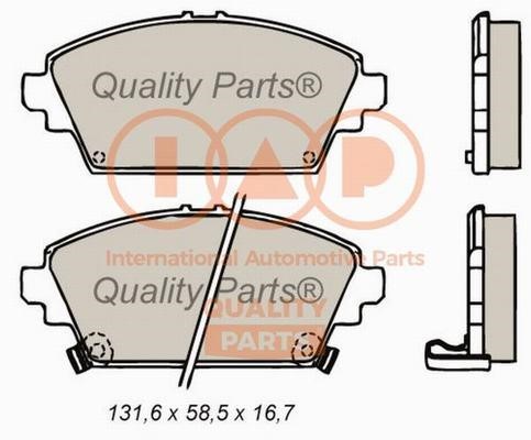 IAP 704-13086X Brake Pad Set, disc brake 70413086X