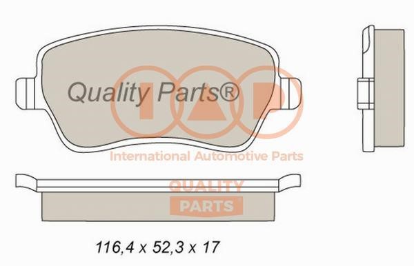 IAP 704-13093X Brake Pad Set, disc brake 70413093X