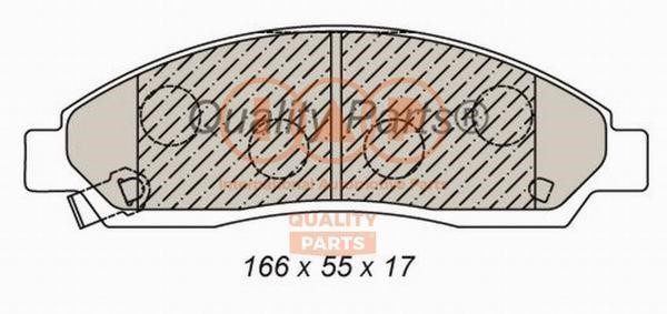 IAP 704-09022X Brake Pad Set, disc brake 70409022X
