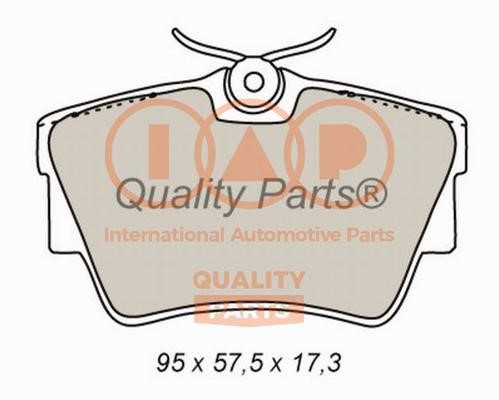 IAP 704-13164X Brake Pad Set, disc brake 70413164X