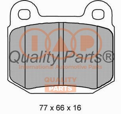 IAP 704-12098X Brake Pad Set, disc brake 70412098X