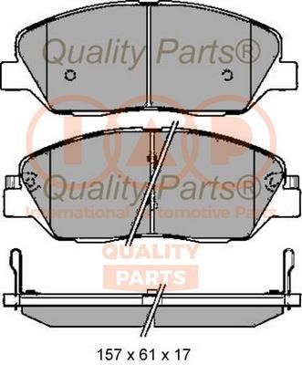IAP 704-07088 Brake Pad Set, disc brake 70407088
