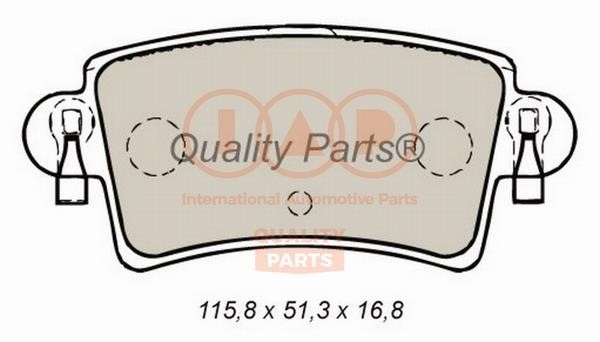 IAP 704-13161 Brake Pad Set, disc brake 70413161