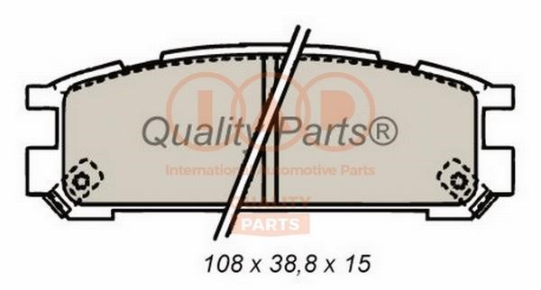 IAP 704-15043 Brake Pad Set, disc brake 70415043