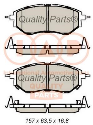 IAP 704-15035 Brake Pad Set, disc brake 70415035