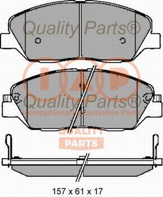 IAP 704-07088G Brake Pad Set, disc brake 70407088G