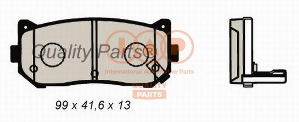 IAP 704-21041X Brake Pad Set, disc brake 70421041X