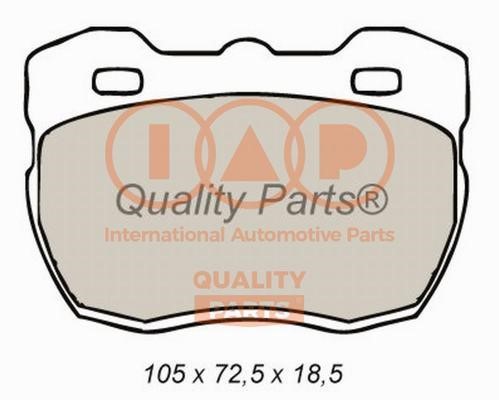 IAP 704-14031X Brake Pad Set, disc brake 70414031X