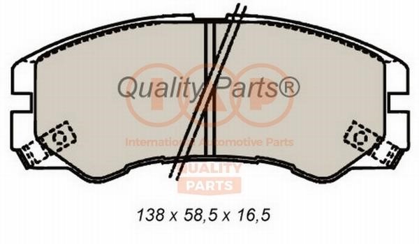 IAP 704-09013 Brake Pad Set, disc brake 70409013