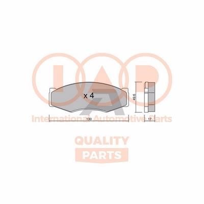 IAP 704-13040P Brake Pad Set, disc brake 70413040P