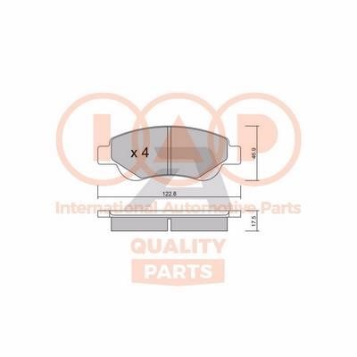 IAP 704-17006P Brake Pad Set, disc brake 70417006P
