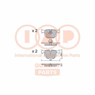 IAP 704-14055P Brake Pad Set, disc brake 70414055P