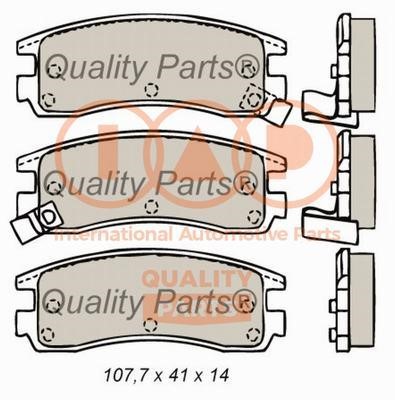 IAP 704-05013 Brake Pad Set, disc brake 70405013