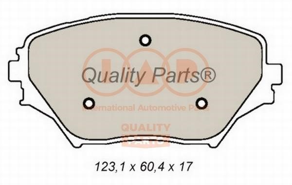 IAP 704-17056 Brake Pad Set, disc brake 70417056