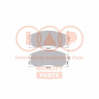 IAP 704-20090X Brake Pad Set, disc brake 70420090X