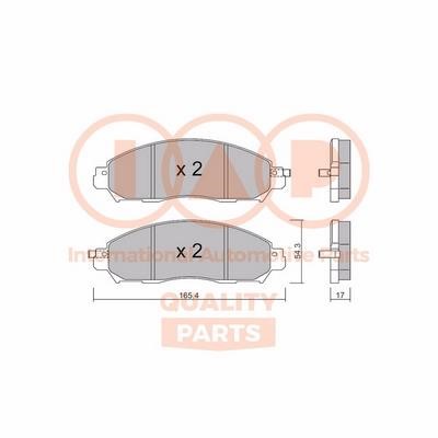 IAP 704-13140P Brake Pad Set, disc brake 70413140P
