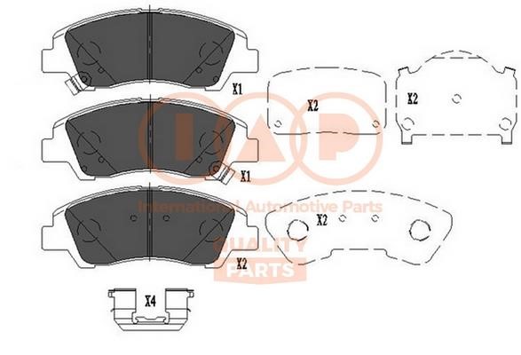 IAP 704-07094 Brake Pad Set, disc brake 70407094