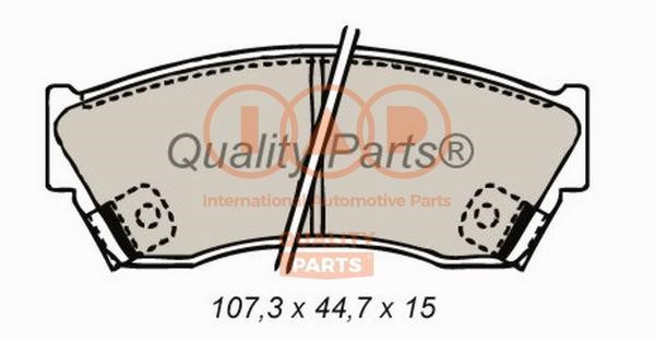 IAP 704-22040X Brake Pad Set, disc brake 70422040X