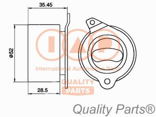 IAP 127-11051 Tensioner pulley, timing belt 12711051