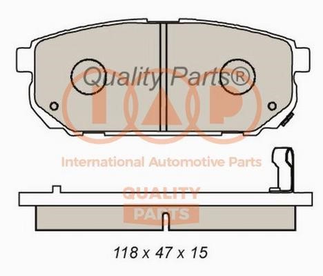 IAP 704-21084X Brake Pad Set, disc brake 70421084X