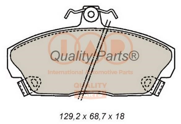 IAP 704-14070 Brake Pad Set, disc brake 70414070