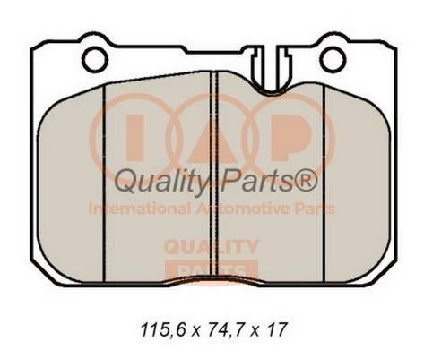 IAP 704-17143 Brake Pad Set, disc brake 70417143